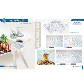 Dao muỗng nĩa nhựa