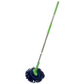 Cây lau nhà trợ lực vuông đen (trắng)