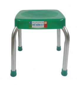 Ghế Vuông chân inox 517