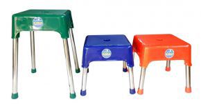 Ghế nhựa chân inox vuông 509