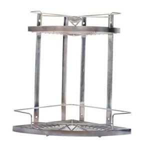Kệ góc inox 2 tầng